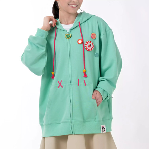 Felpa con cappuccio zip - cappuccio,