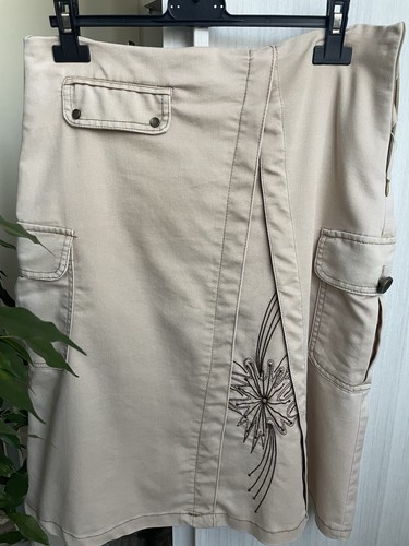 Gonna beige avorio - avorio, zip
