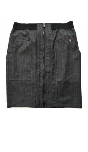 Blumarine gonna grigio nero - blumarine, grigio-nero
