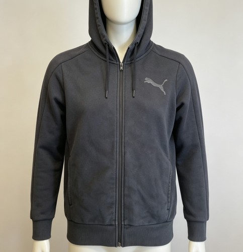Felpa puma zip cappuccio - zip, uomo
