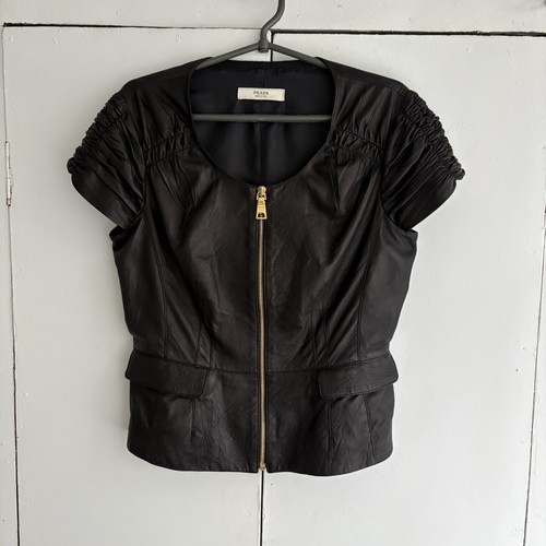 Gilet prada donna pelle - gilet,